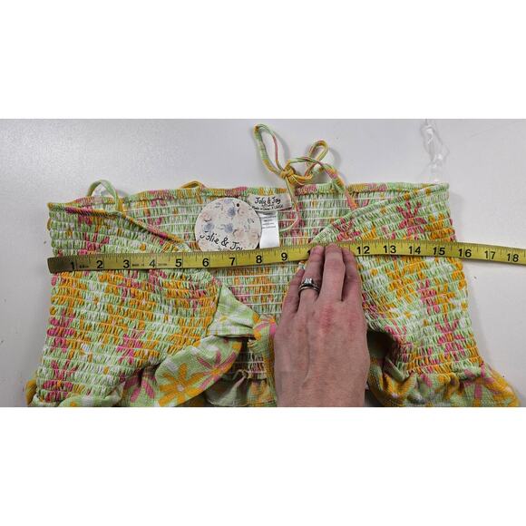 Jolie & Joy by FCT with Love Neon Floral Crop Top XL NWT summer festival party - Picture 6 of 6